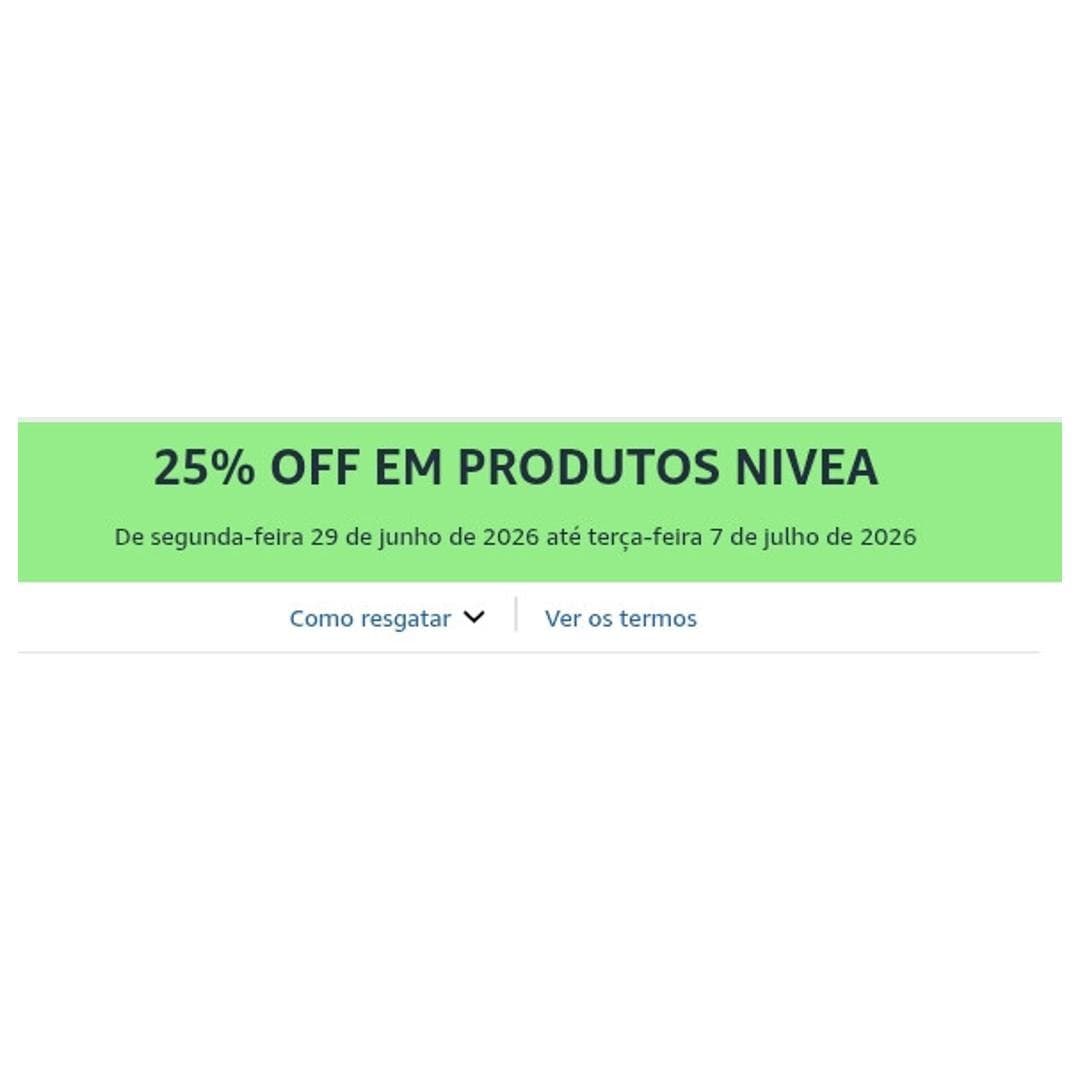 25% OFF EM PRODUTOS NIVEA